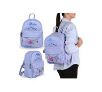 DISNEY Stitch Sac à dos pour ados en simili cuir, spacieux, sac à dos urbain 25 x 12 x 34 cm