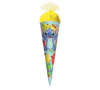 Disney Stitch Sac d'écolier rond avec fermeture en tulle 50 cm