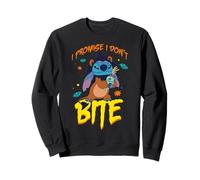 Disney Stitch Scar Costume I Promise I Don't Bite Halloween Sweatshirt