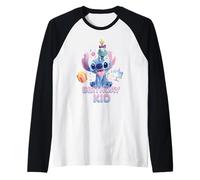 Disney Stitch & Scrump "Birthday Kid" Birthday Party Manche Raglan
