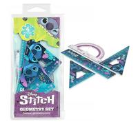 DISNEY Stitch Set de fournitures scolaires, ustensiles géométriques