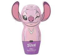 Disney Stitch Shampooing et gel douche 3D barbe à papa (Cotton Candy), pour femmes, adolescentes, filles et comme cadeau pour enfants, Sence Pink Vegan Beauty (1 x 300 ml)