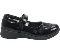 Disney A2Z 4 Chaussures d'école pour fille sous licence officielle Stitch Noir verni Mary Jane avec sangle Semelle antidérapante confortable pour la rentrée scolaire Pointure 38 à 1, Noir , 31 EU