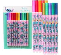Disney Stitch Stylos Gel pour Enfants, Set Multicolore de 10, Fournitures Scolaires (Multi Stitch)