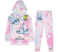 Disney Stitch Survêtement Fille Ensemble Enfant 2 Pièces Hoodie Pantalon Jogging Vêtements Fille Ado Tie-Dye Sport Idée Cadeau (7-8 Ans, Multi Tie Dye)