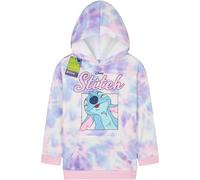 Disney Stitch Sweat Capuche Fille Pull Enfant Ado Officiel Sweat Stitch Vetement Fille Décontractés Idée Cadeau Anniversaire (7-8 Ans, Multi Tie Dye)