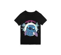 Disney Stitch T-Shirt pour Femme, Design Summer Love Stitch T-Shirt à Manches Courtes Adultes, Cadeau Femmes et Adolescents | Summer Love | Taille XS