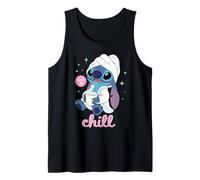Disney Stitch "Time to Chill" Bathrobe Relaxation Self-Care Débardeur