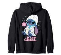 Disney Stitch "Time to Chill" Bathrobe Relaxation Self-Care Sweat à Capuche