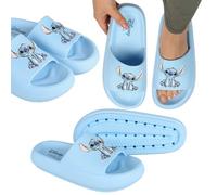 Disney Stitch TONGS EN MOUSSE pour femmes pour la piscine, SEMELLE ÉPAISSE, LÉGER 36 EU 36