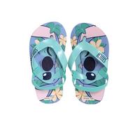Disney Stitch Tongs Garçons et Filles, Sandales D'été élastiques, Tailles EU 22 à 29 (Bleu, Système Taille Chaussures EU, Enfant de 2 à 5 ans, Femme, Numérique (intervalle), Moyen, 26, 27)