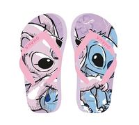 Disney Stitch Tongs pour Fille, Motif Stitch et Angel Sandales D'été Enfants, Tailles EU 28 à 35 (Lila, Système Taille Chaussures EU, Enfant de 2 à 5 ans, Femme, Numérique (intervalle), Moyen, 30, 31)