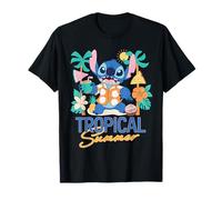Disney Stitch Tropical Summer Fruit Drinks Beach Vacation T-Shirt