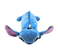 Disney Stitch Trousse en peluche pour enfants - Trousse souple avec fermeture éclair - Boîte à crayons amusante - Pour filles et garçons - Environ 24 cm