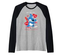 Disney Stitch Valentine's Day DMs Full, Sending You Letters Manche Raglan