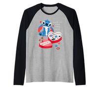 Disney Stitch Valentine's Day "This is for You. I Ate it." Manche Raglan