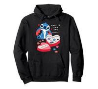 Disney Stitch Valentine's Day "This is for You. I Ate it." Sweat à Capuche