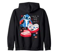 Disney Stitch Valentine's Day "This is for You. I Ate it." Sweat à Capuche