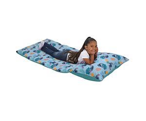 Disney Stitch Weird But Cute Tapis de Sieste pour Enfant Bleu Sarcelle et Corail