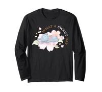 Disney Stitch What a Sweet Day Sakura Spring Cherry Blossom Manche Longue