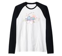 Disney Stitch What a Sweet Day Sakura Spring Cherry Blossom Manche Raglan