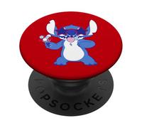 Disney Stitch with Lollipops Americana 4th of July USA 250th PopSockets PopGrip Adhésif