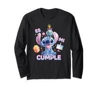 Disney Stitch y Scrump ES Mi Cumple Regalo Cumpleaños Manche Longue