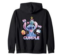 Disney Stitch y Scrump ES Mi Cumple Regalo Cumpleaños Sweat à Capuche