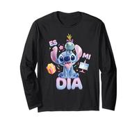 Disney Stitch y Scrump ES Mi Día Regalo Cumpleaños Manche Longue
