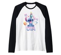 Disney Stitch y Scrump ES Mi Día Regalo Cumpleaños Manche Raglan
