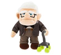 Disney Store Carl Peluche de taille moyenne - Pixar Up - 36 cm fabriquée avec un tissu doux au toucher, traits du visage brodés et porte sa tenue classique, complète avec canne insolite