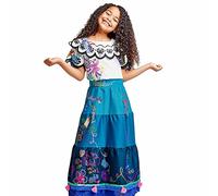Disney Store Déguisement Mirabel pour enfants, Encanto, la fantastique famille Madrigal, 1 pc, robe avec appliques et détails brodés, déguisement pour enfants, déguisement d'Halloween ou de jeu