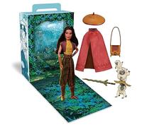 Disney Store Disney Story Poupée Raya pour enfants du dessin animé Raya et le dernier dragon, figurine entièrement articulée avec accessoires, convient aux enfants à partir de 3 ans, 29 cm