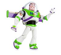 Disney Store Figurine Buzz l'Éclair Interactive parlante Toy Story, 30 cm / 11", inclut Plus de 10 répliques en Anglais, interagit avec d'autres Figurines et Jouets, lumières Laser, 3 Ans et Plus.