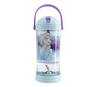 Disney Store Gobelet à paille officiel La Reine des Neiges 2 (2019) avec paille à rabat et couvercle à vis, 310 ml pour enfants à partir de 4 ans