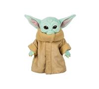 Disney Store Jouet officiel Grogu Star Wars - Peluche Baby Yoda de The Mandalorian - Peluche Baby Yoda douce et douillette avec des caractéristiques brodées - Compagnon galactique parfait pour les