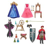 Disney Store Official Coffret Cadeau de poupées Classiques Aurore, La Belle au Bois Dormant avec Accessoires, poupée articulée de 29 cm
