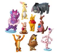 Disney Store Official Coffret de Figurines Deluxe Winnie l'ourson, 9 pièces, Figurines pour Enfant Dont Winnie, Tigrou, Porcinet, Bourriquet et Plus, à partir de 3 Ans