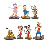 Disney Store Official Coffret de Figurines Mickey et Ses Amis, Personnages Classiques Comprenant Mickey, Minnie, Dingo, Pluto, Donald, Daisy, et Tic et Tac