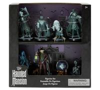 Disney Store Official Coffret de Figurines The Haunted Mansion, 8 pièces, Dont la Mariée, Ezra, Gus, Phinéas, la Momie, Le Gardien et Son Chien, Le Chapelier Fantôme et Madame Leota, à partir de 3ans