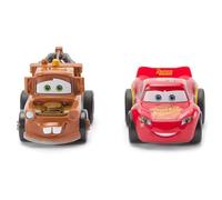 Disney Store Official Coffret de Voitures à rétrofriction, Cars, Collection de 2 véhicules Miniatures avec Flash McQueen et Martin, Disney Pixar Cars pour la Course