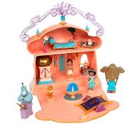Disney Store Official Coffret Maison d'Aladdin et Jasmine, Once Upon a Story, 14 cm / 6", Comprend Le Palais du Sultan, Abu, Le Génie et sa Lampe, Le Tapis Volant et Plus Encore, à partir de 3 Ans
