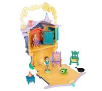 Disney Store Official Coffret Maison de Raiponce, Once Upon a Story, 14 cm/5.5", Comprend la Tour de Raiponce, Flynn Rider, Pascal, Une Guitare et des Meubles, à partir de 3 Ans