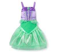 Disney Store Official Costume Ariel pour Enfants, La Petite Sirène, Tenue de Princesse Violet et Vert pour Les fêtes, Les Jeux de rôle et Halloween, 7-8 Ans