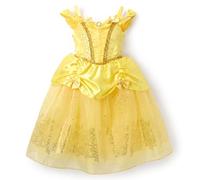Disney Store Official Costume Belle pour Enfants, La Belle et la Bête, Robe de Princesse Jaune pour Les fêtes, Les Jeux de rôle et Halloween, 4 Ans
