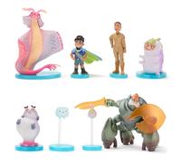 Disney Store Official Ensemble de Figurines Elio, 8 Personnages Dont Elio, Olga, Questa, Helix, Grigon, Mimollusk, Glordon et Ooooo, Convient aux Enfants à partir de 3 Ans