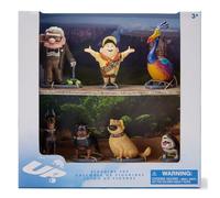 Disney Store Official Ensemble de Figurines Là-Haut (Pixar), 7 Jouets Comprenant Carl Fredricksen, Ellie, Russell, Kevin, Doug, Alpha, Beta et Gamma, à partir de 3 Ans