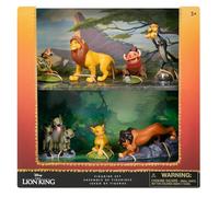 Disney Store Official Ensemble de Figurines Le Roi Lion, 7 pièces, avec Simba, Timon, Pumbaa, Rafiki, Scar et Les hyènes, à partir de 3 Ans