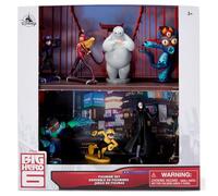 Disney Store Official Ensemble de Figurines Les Nouveaux Héros, 8 pièces, avec Hiro, Baymax, Go Go, Lemon, Wasabi, Fred, Tadashi et Yokai, à partir de 3 Ans