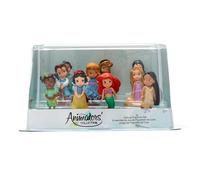 Disney Store Official Ensemble de poupées Classiques Princesses Disney, 10 Figurines moulées Comprenant Ariel, Aurore, Belle, Cendrillon, Jasmine, Mulan, Pocahontas, Raiponce, Blanche Neige et Tiana